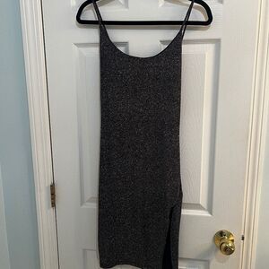 Dark purple sparkly dress